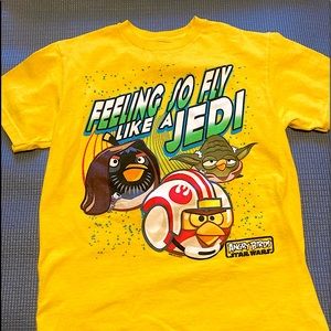 Sz 8 Boys Star Wars Angry Birds T Shirt